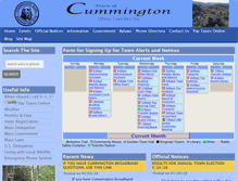 Tablet Screenshot of cummington-ma.gov